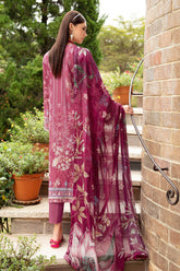 Y-908 | 3PC Unstitched Luxury Lawn Collection Riwayat By Ramsha